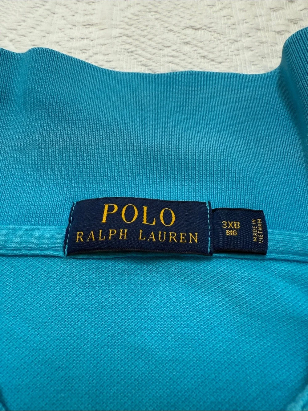 Ralph Lauren Polo Shirt Blue Men’s Size 3XB Big Short Sleeve
